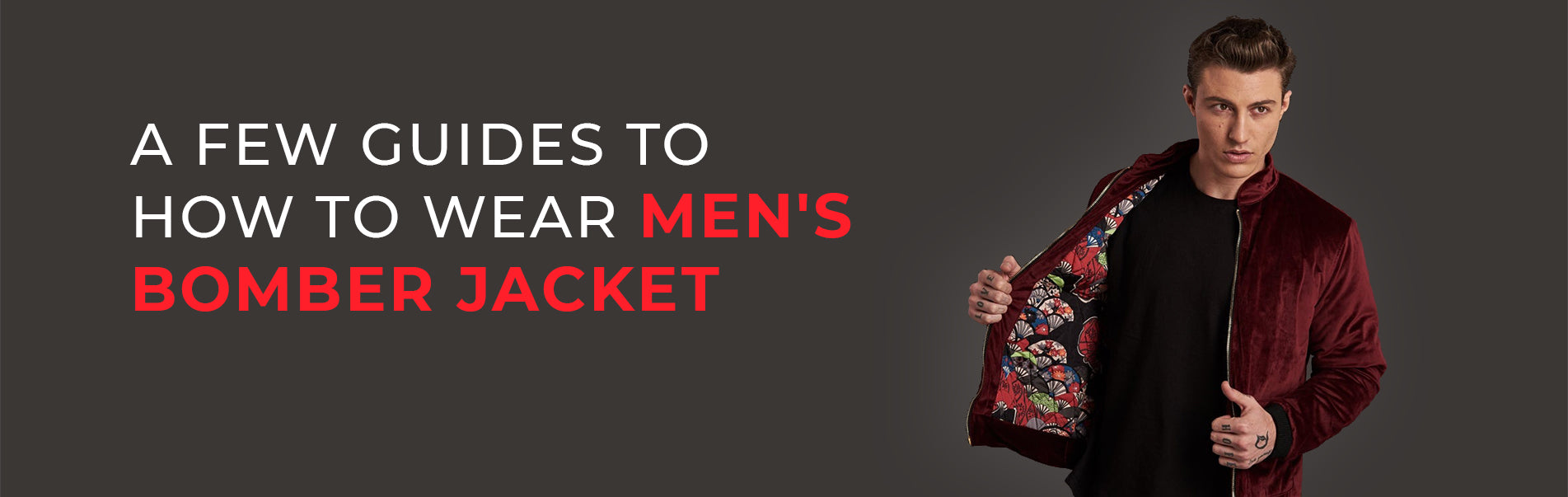 A Few Guides To How To Wear Men's Bomber Jacket