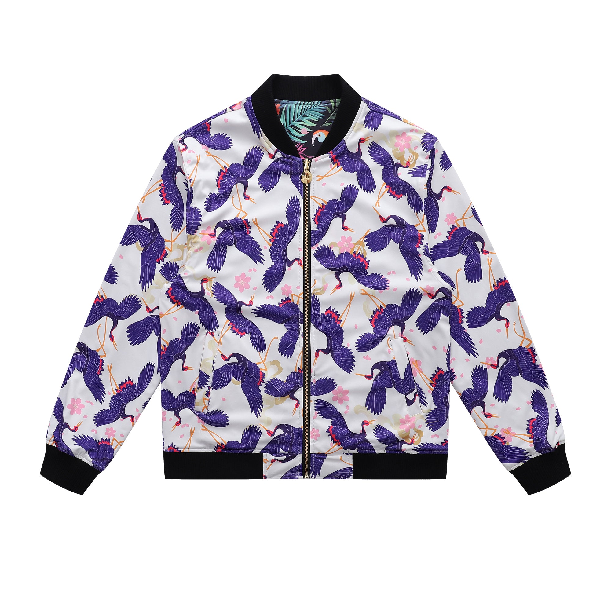 Soot and Ty Empress' Garden Reversible Bomber Jacket
