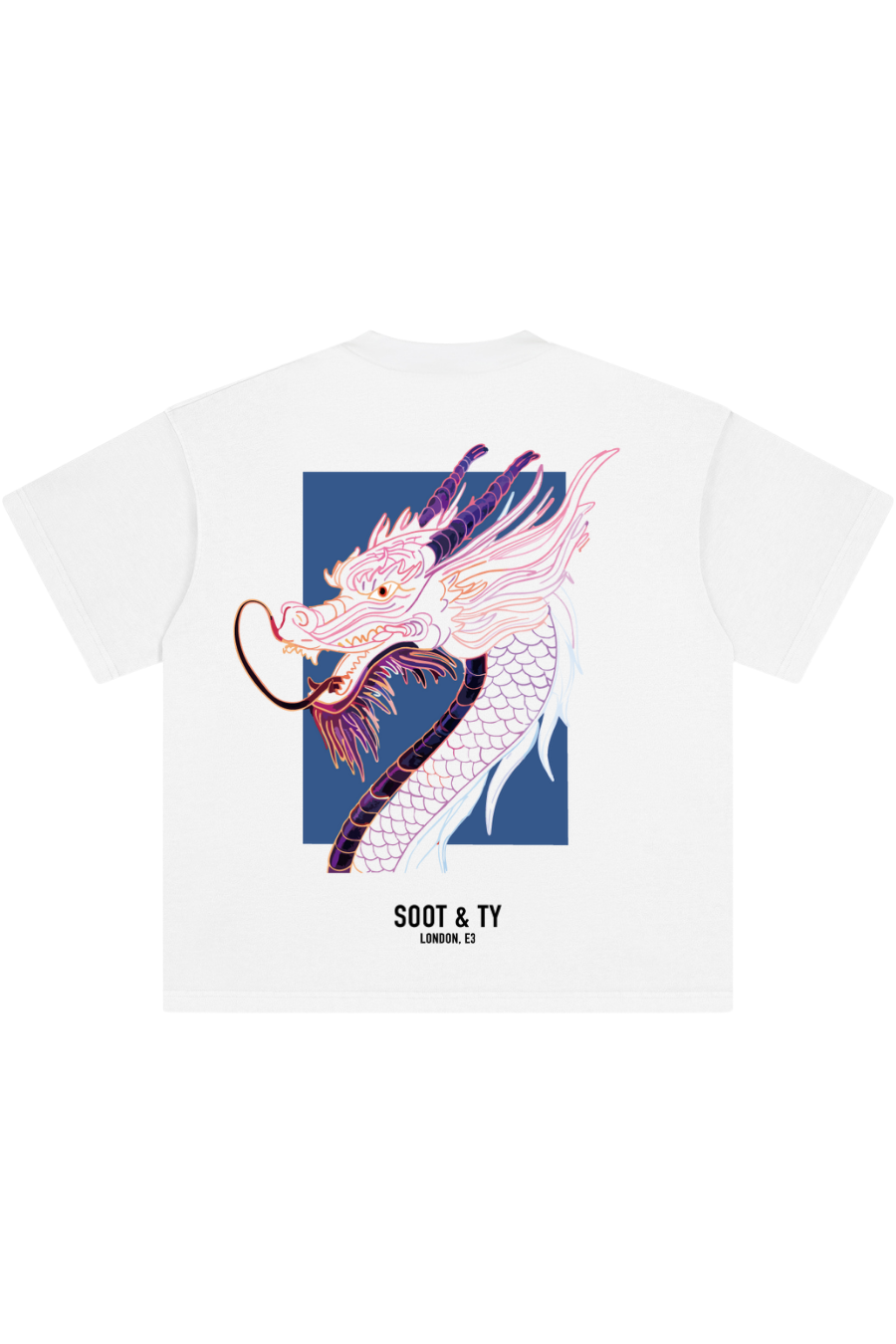 Stonewash Dragon Head Relaxed Fit T-Shirt