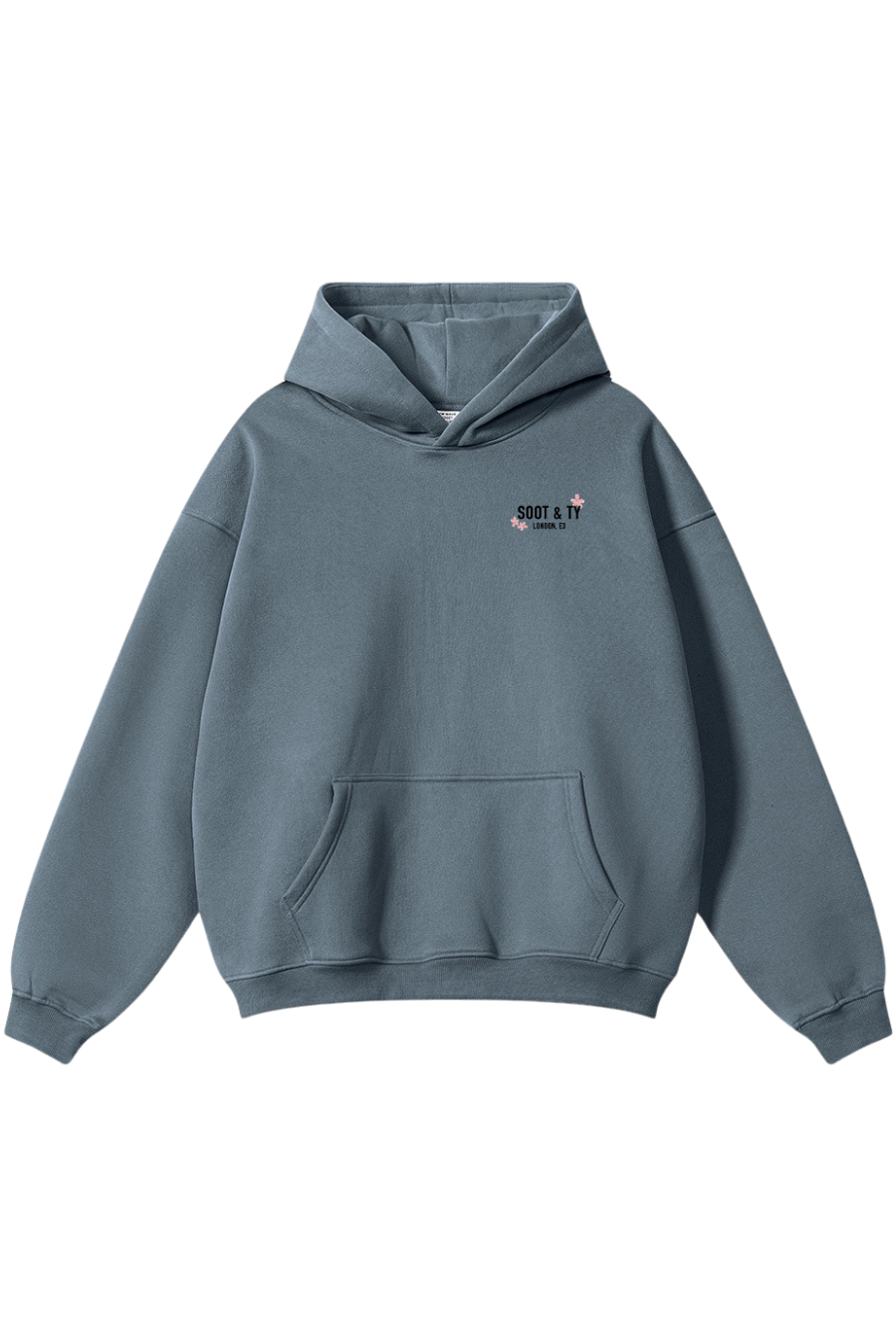 Soot and Ty Reflective Dragon Print Relaxed Fit Livid Hoodie