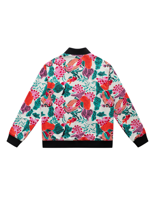 Koi Green Reversible Bomber Jacket