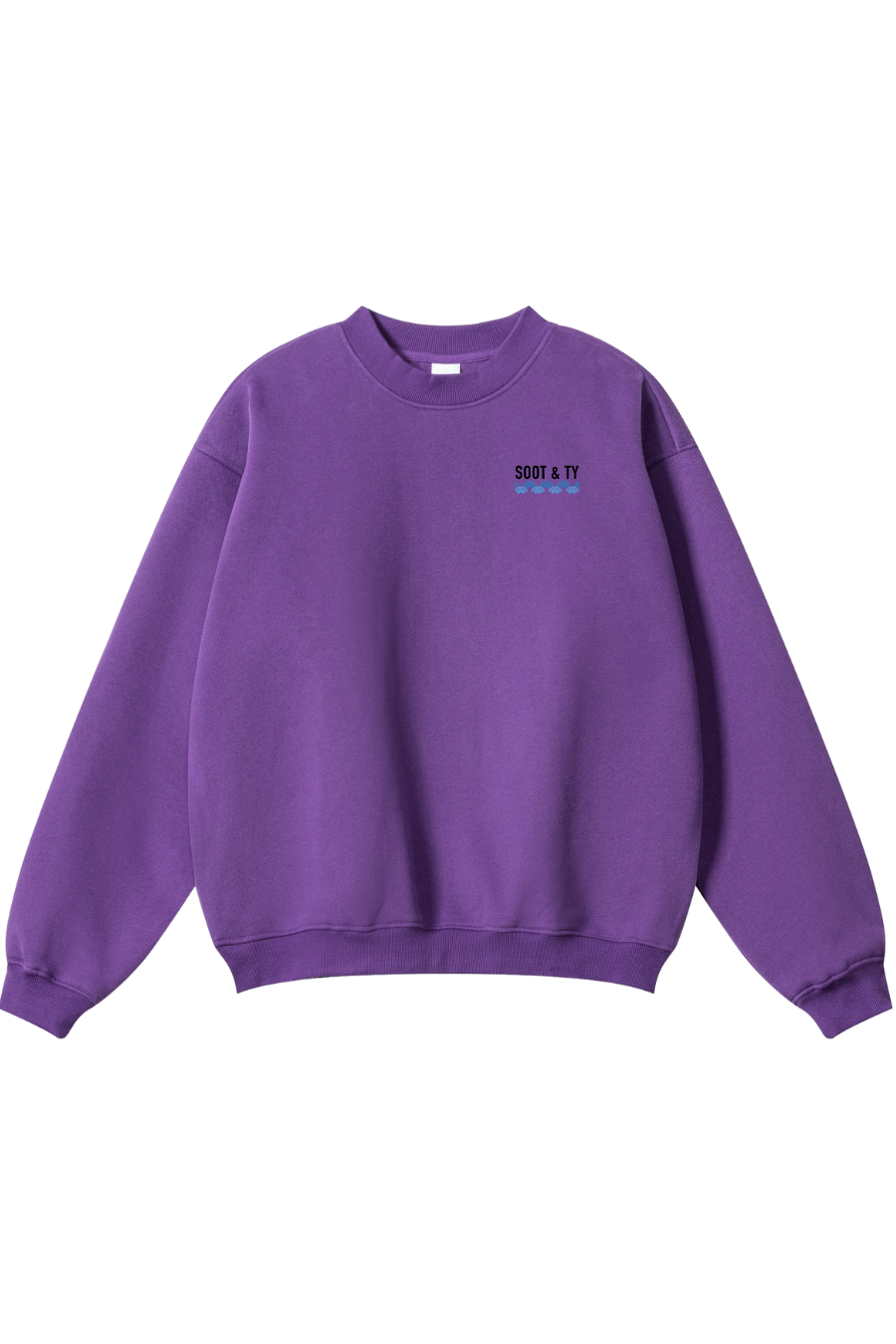 Reflective Dragon Print Relaxed Fit Sweatshirt