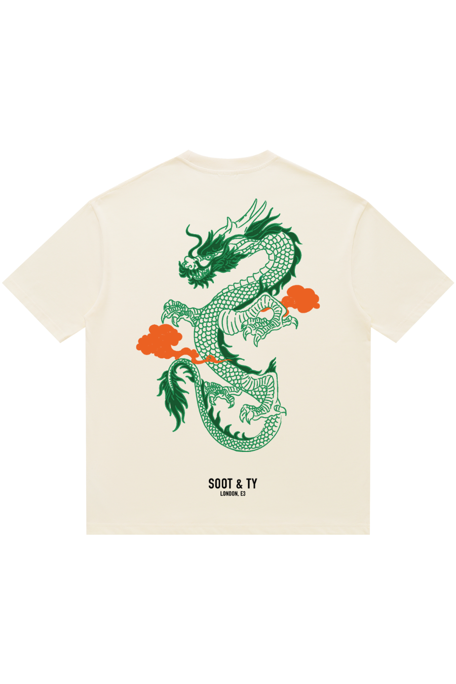 Soot and Ty Dragon Cloud Relaxed Fit T-Shirt