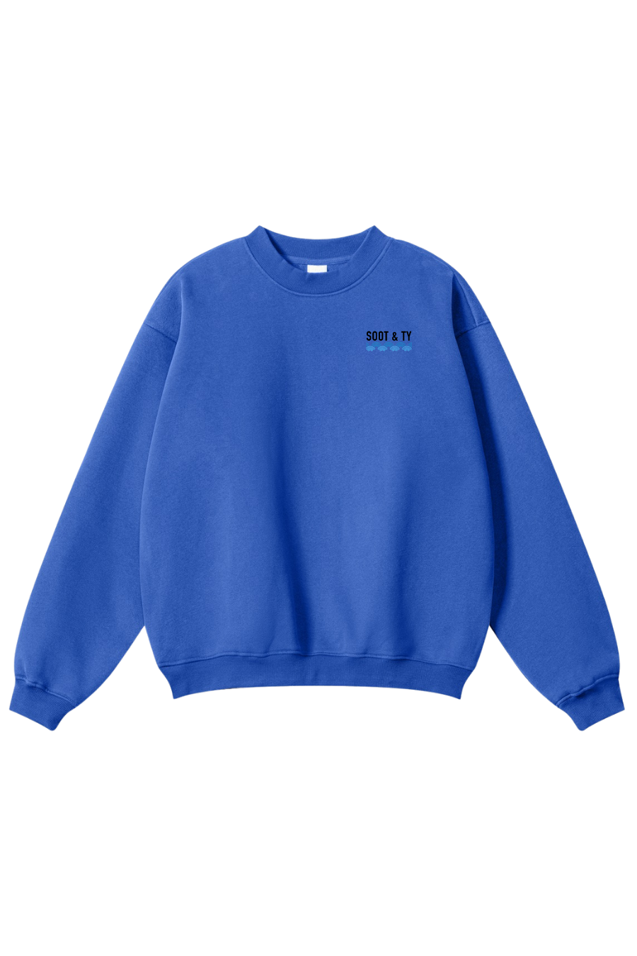 Reflective Koi Print Relaxed Fit Sweatshirt