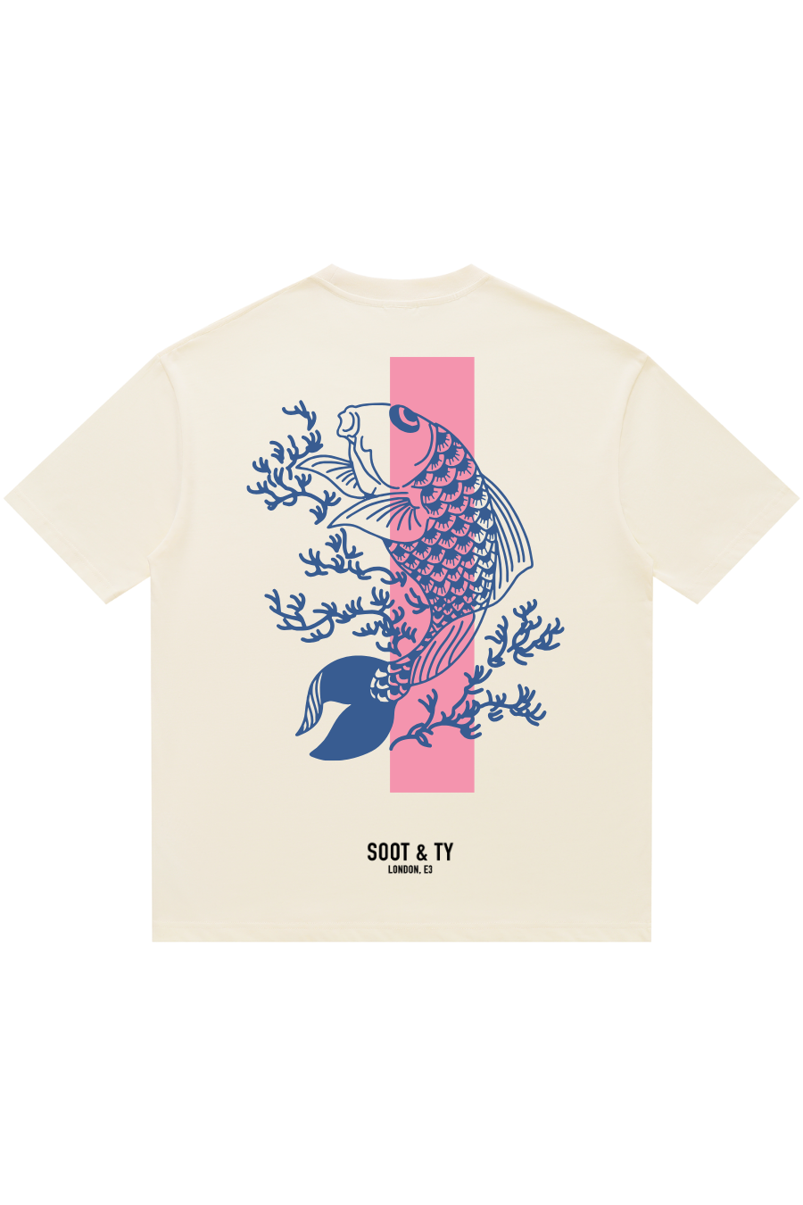 Soot and Ty Koi Coral Relaxed Fit T-Shirt
