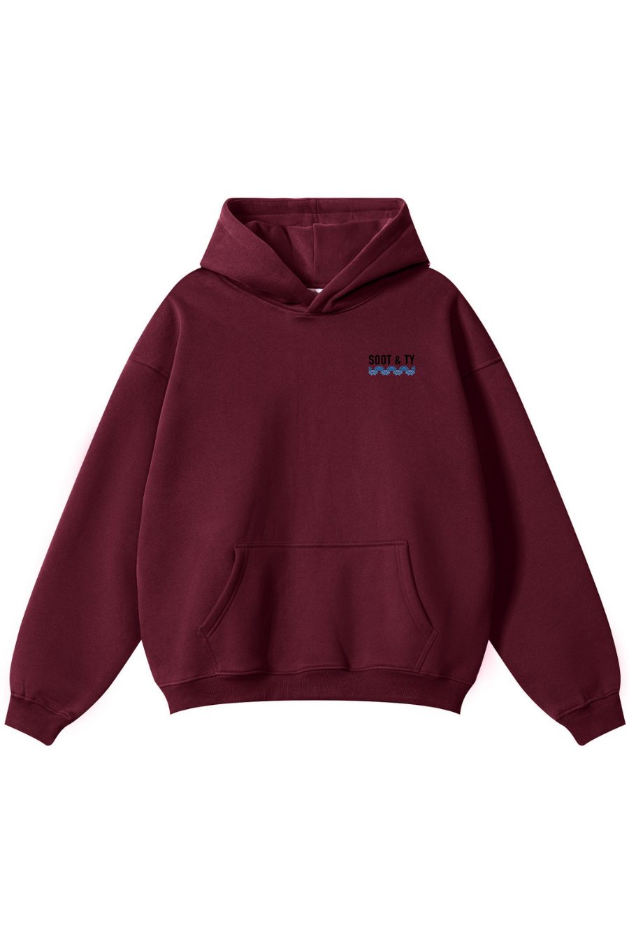 Reflective Dragon Print Relaxed Fit Hoodie