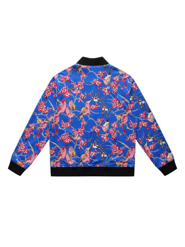 Palm Tree Reversible Bomber Jacket