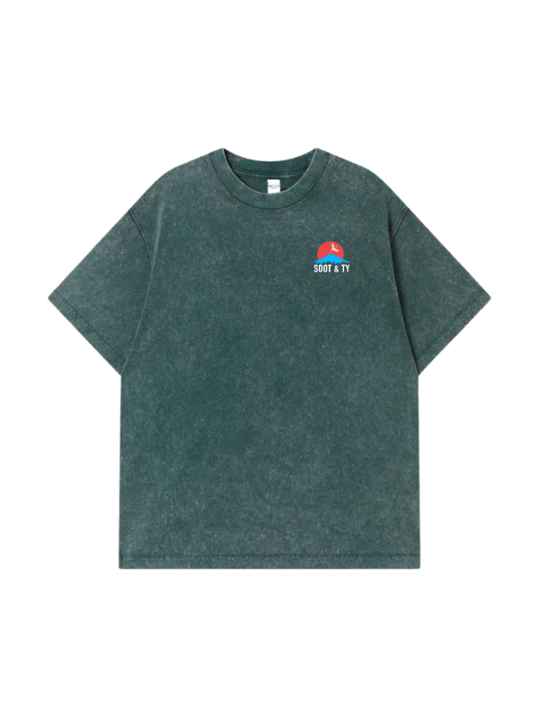 Koi Stonewash Graphic Relaxed Fit T-Shirt