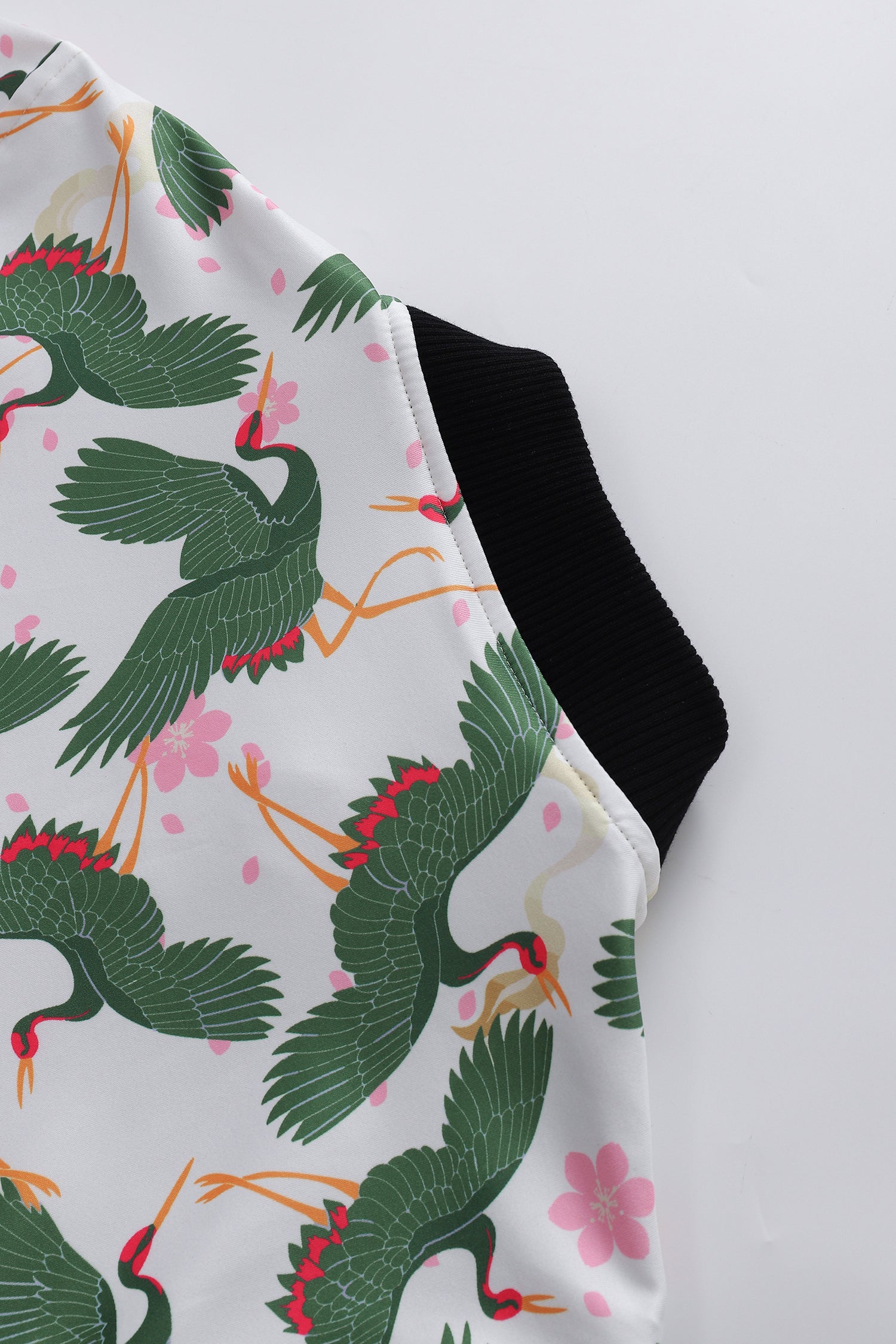 Soot and Ty Tropical Beauty Reversible Bomber Jacket