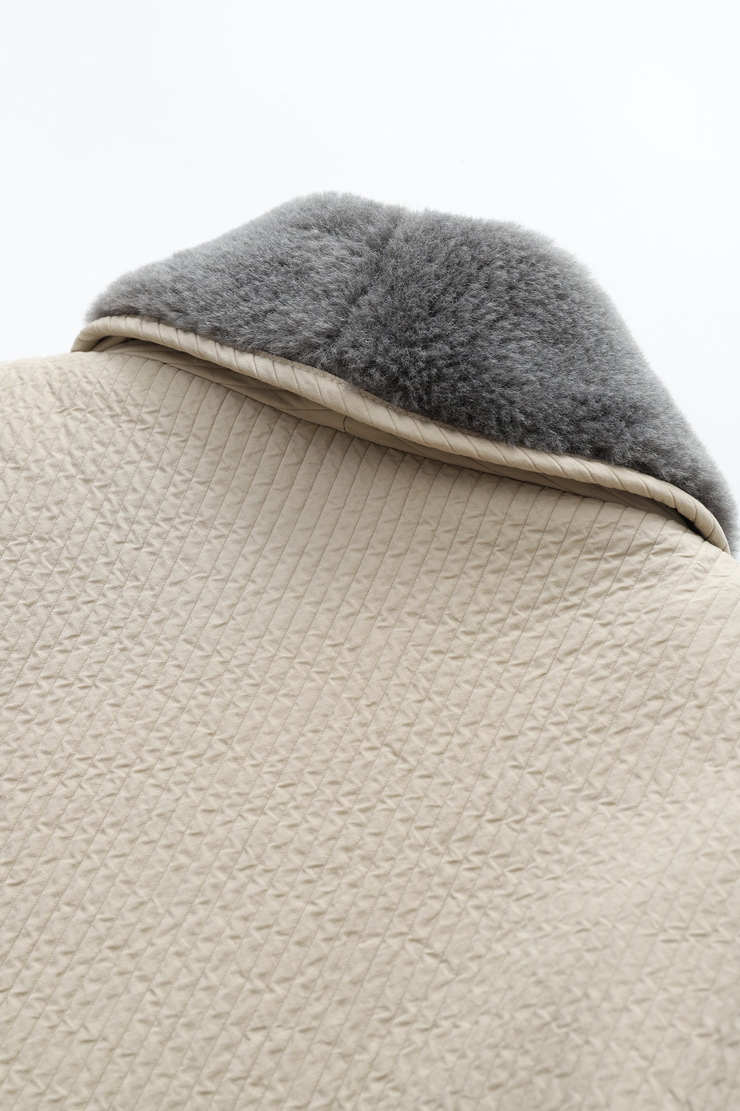 Soot and Ty Reversible Kimono Jacket Unisex Beige