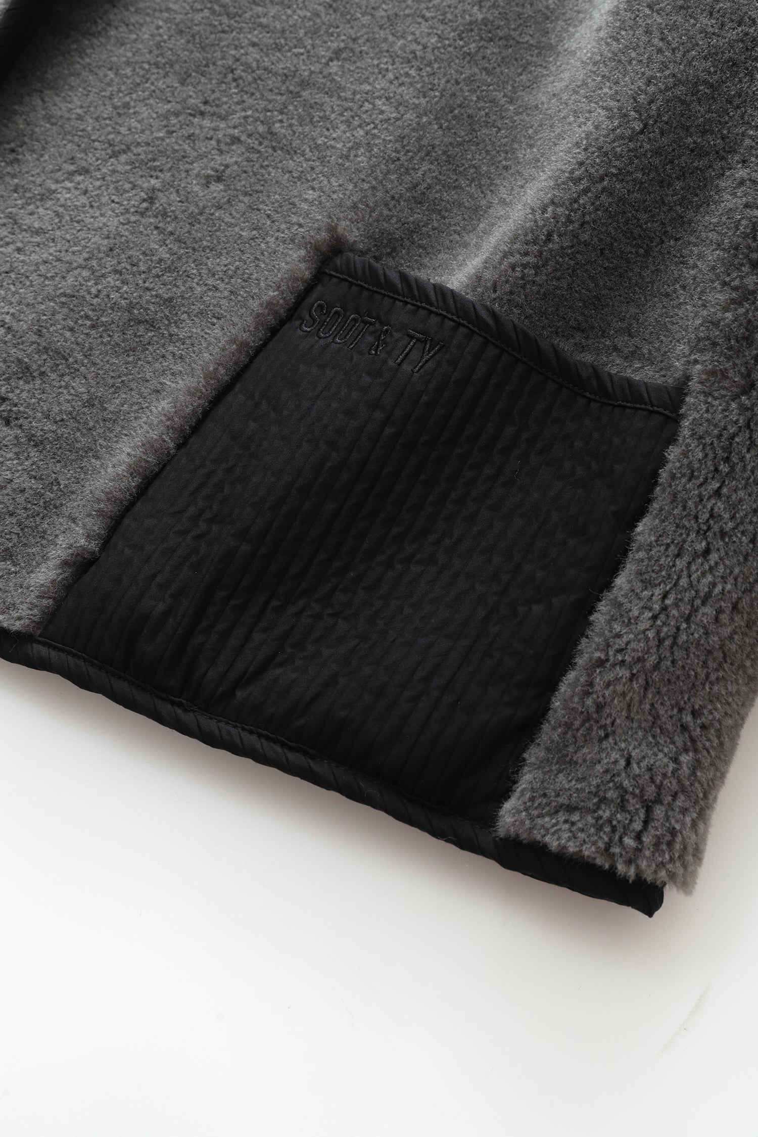 Soot and Ty Reversible Kimono Jacket Unisex Black