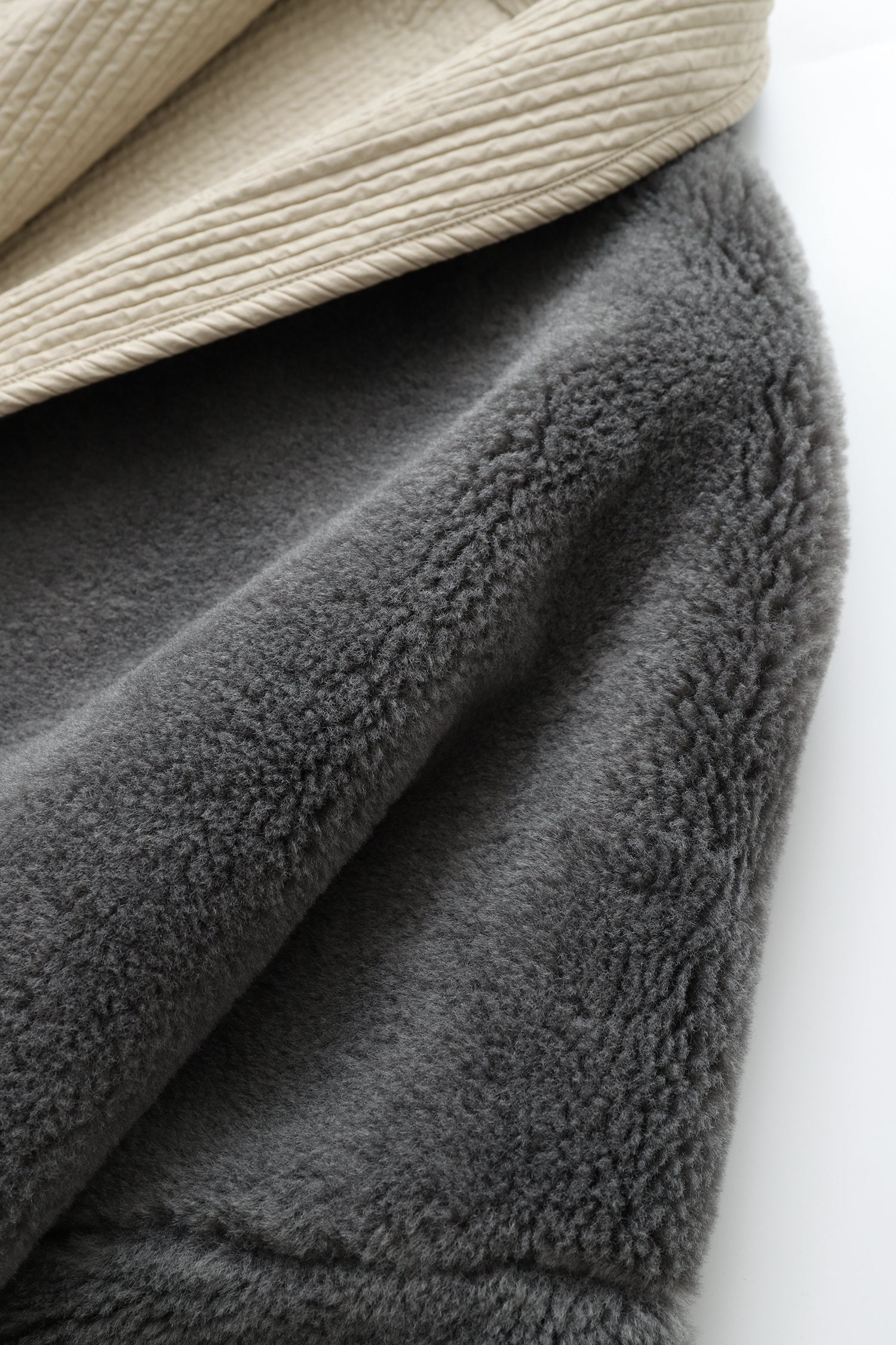 Soot and Ty Reversible Kimono Jacket Unisex Beige