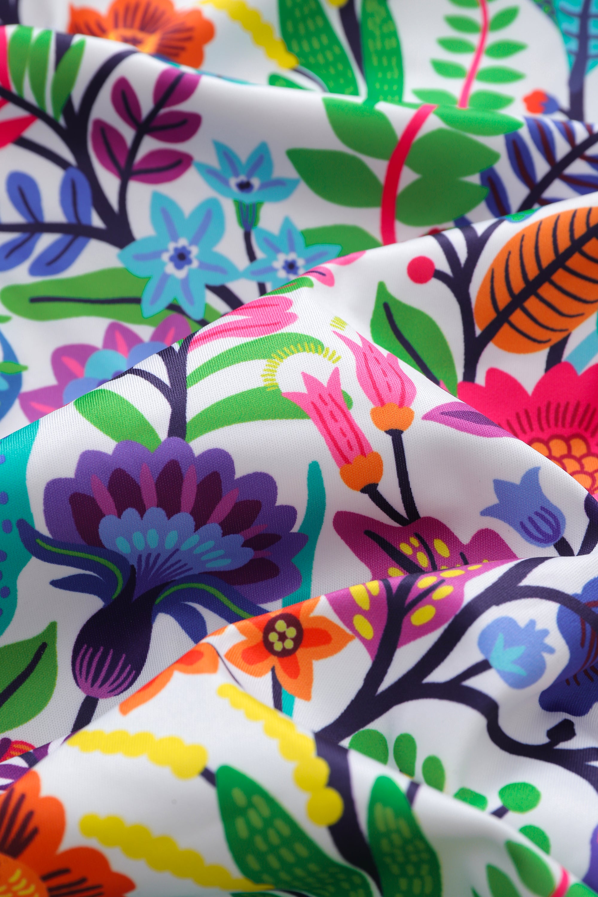 Soot and Ty Reversible Summer Garden Floral Bomber Jacket