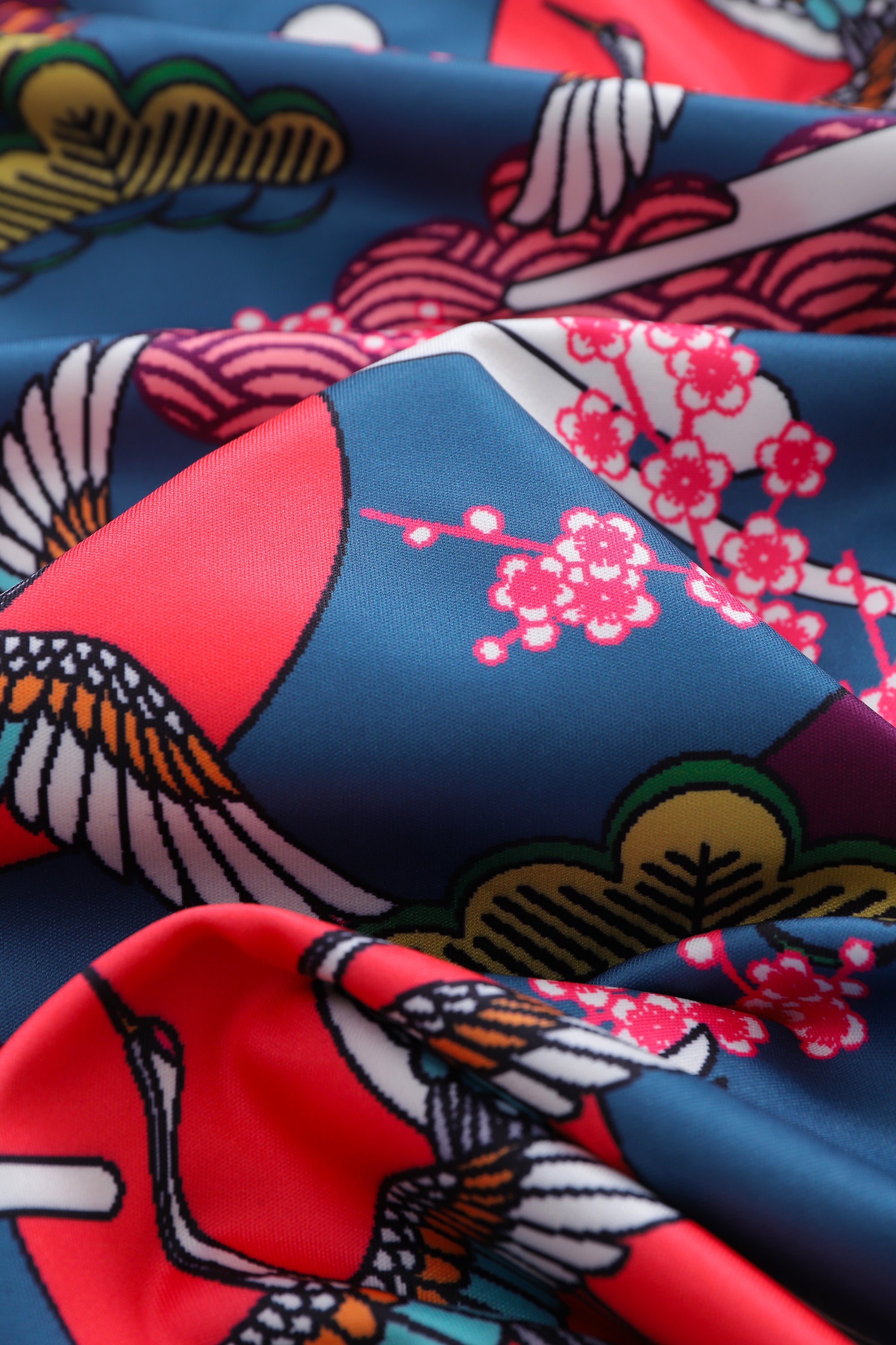 Soot and Ty Reversible Summer Garden Floral Bomber Jacket