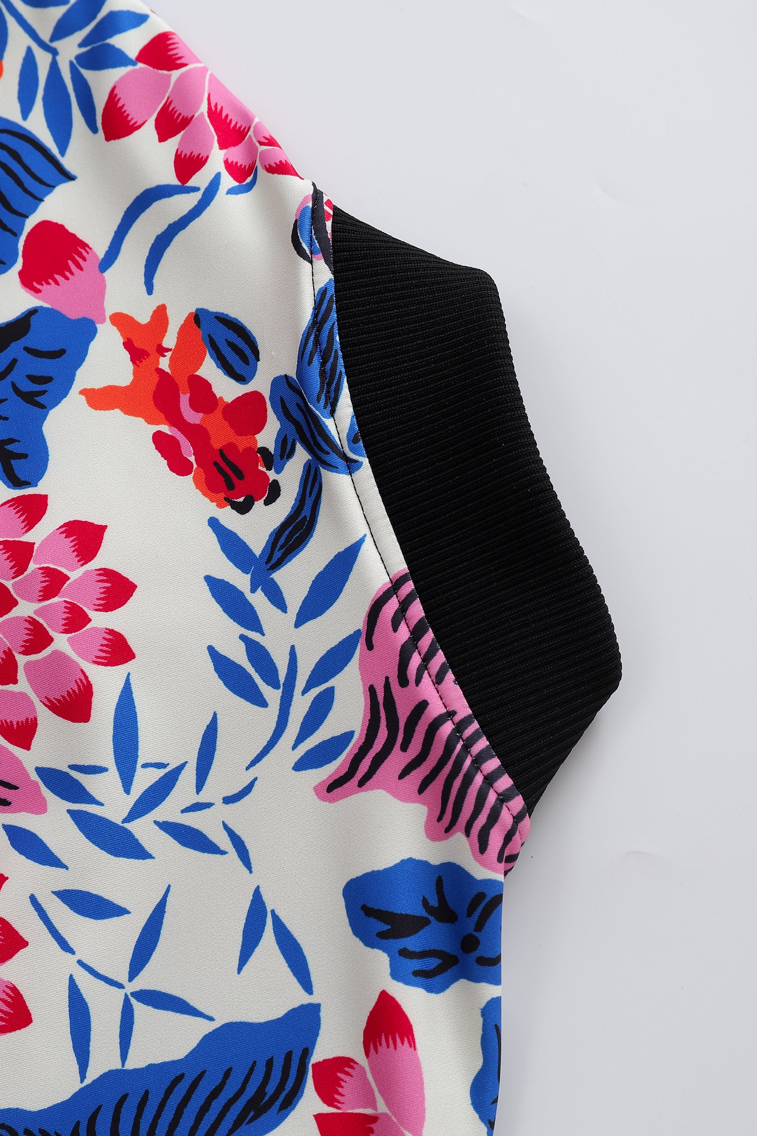 Soot and Ty Koi Orange Reversible Bomber Jacket Unisex