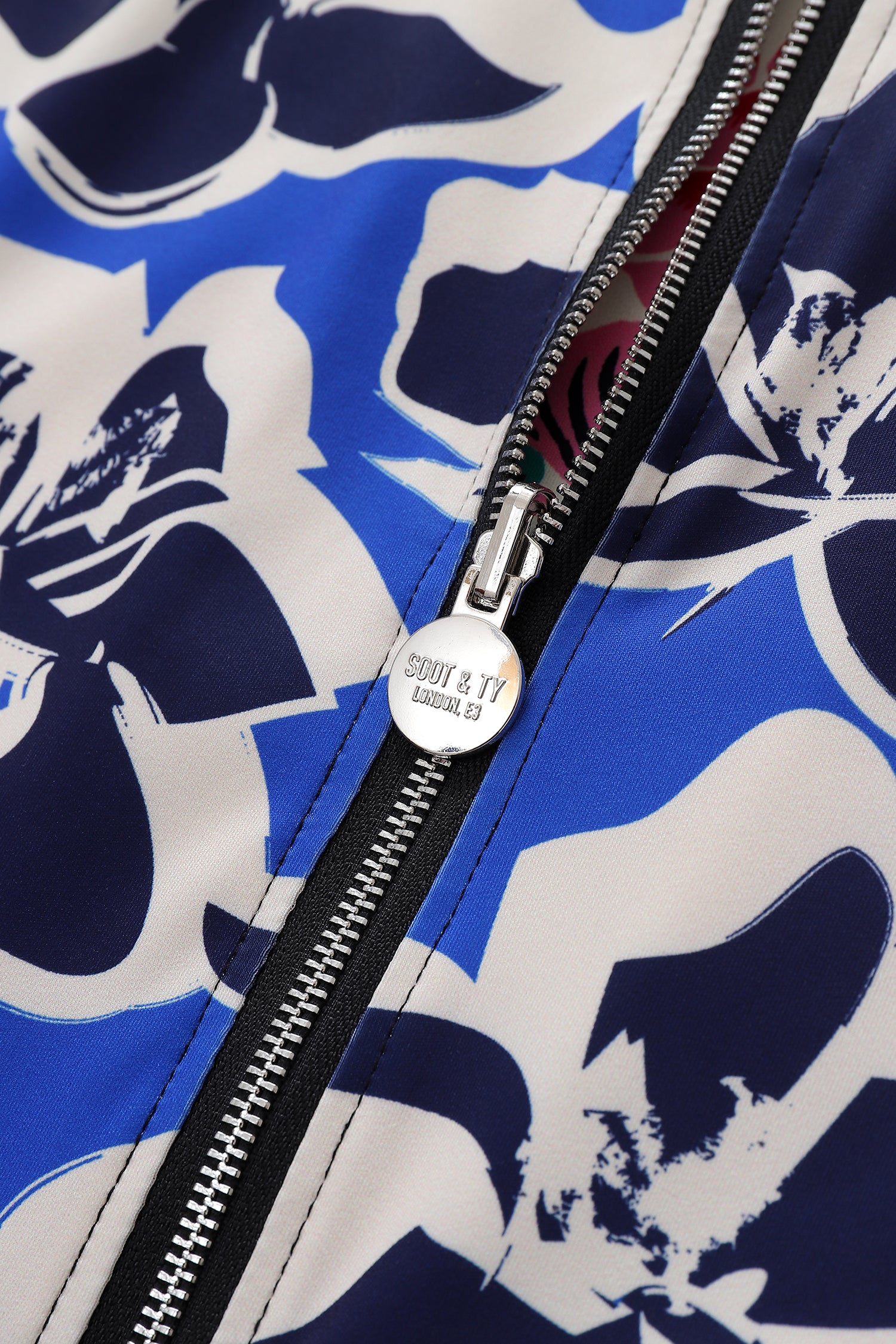 Soot and Ty Koi Green Reversible Bomber Jacket Unisex