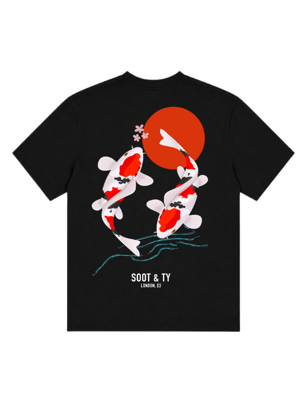 Koi Graphic Relaxed Fit T-Shirt