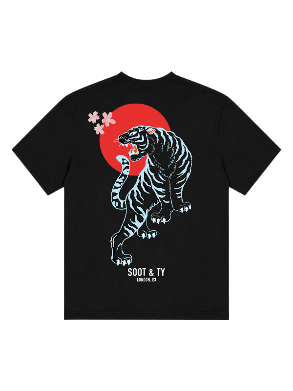 Tiger Blue Graphic Relaxed Fit T-Shirt