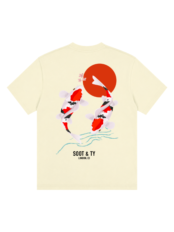 Koi Graphic Relaxed Fit T-Shirt
