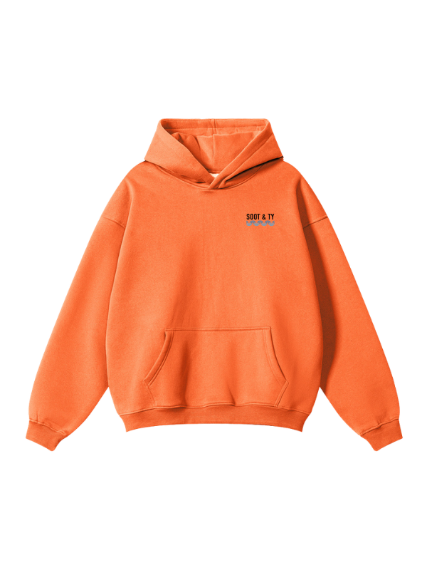 Tiger Reflective Graphic Relaxed Fit Hoodie