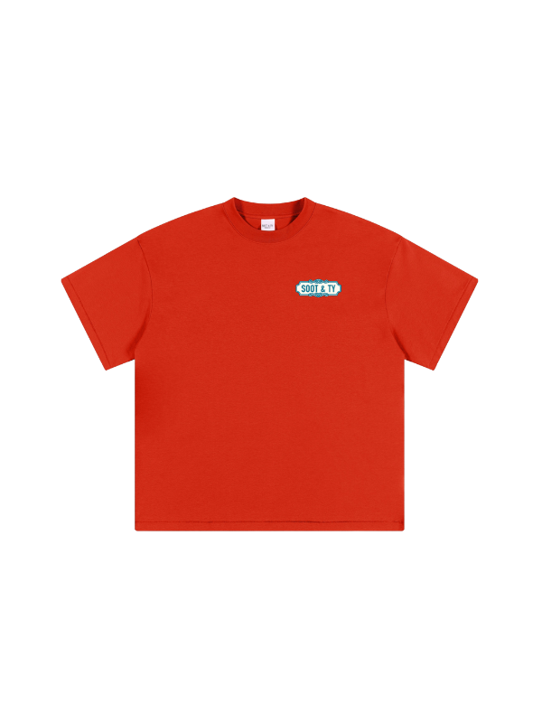 Kids/Petite Crane Wave Print T-Shirt