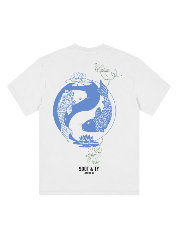 Yin Yang Graphic Relaxed Fit T-Shirt | Soot and Ty