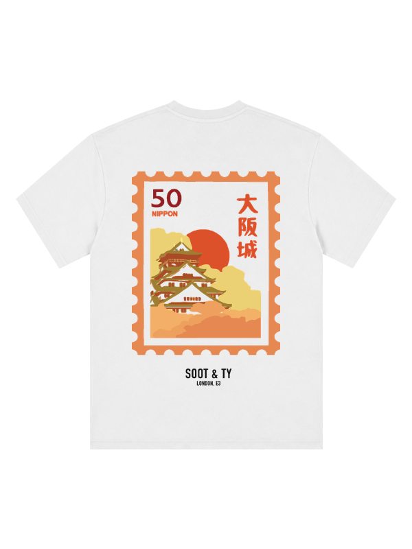 Osaka Palace Graphic Relaxed Fit T-Shirt