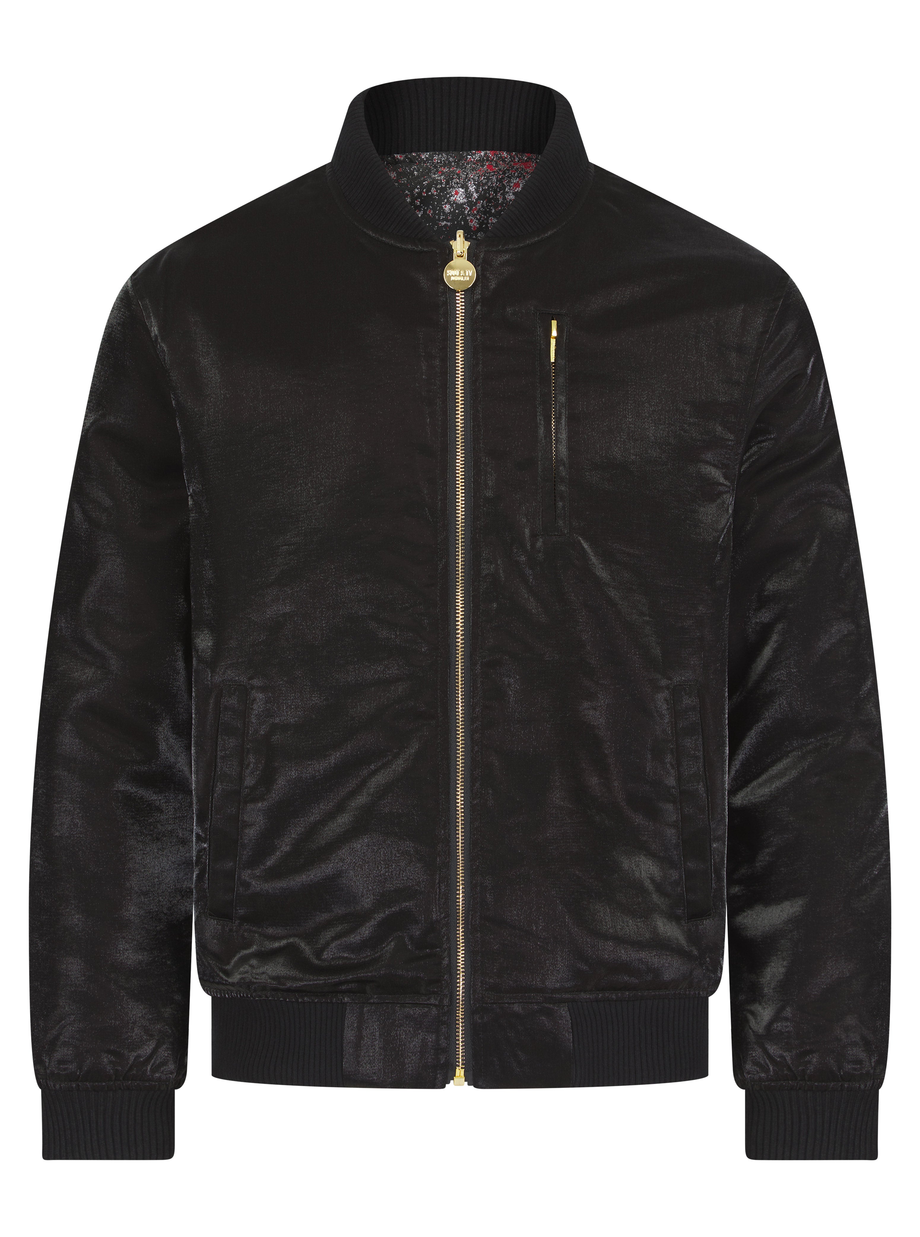 Black Classic Fil Lumiere Reversible Classic Bomber Jacket