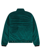 Soot and Ty Kids Velvet Emerald Biker Jacket