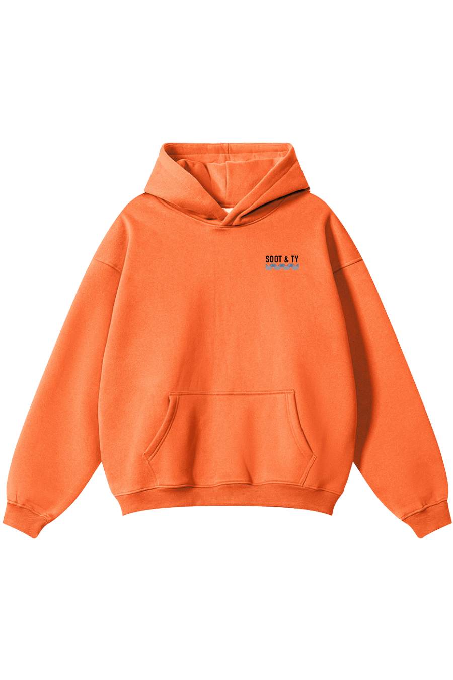 [PRE-ORDER] Reflective Pretty Crane Print Relaxed Fit Hoodie