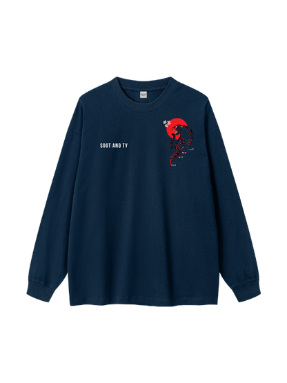 Tiger Graphic Oversized Long T-Shirt