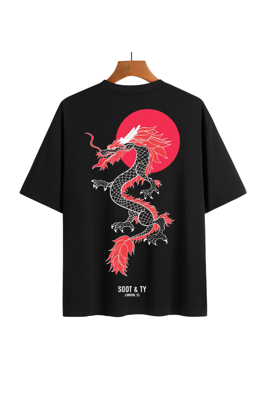 [PRE-ORDER] Soot and Ty Fiery Dragon Relaxed Fit T-Shirt