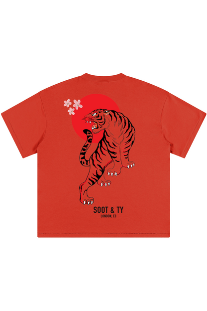 Soot and Ty Kids/Baby T Tiger Print T-Shirt