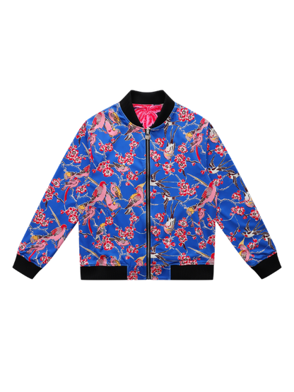 Palm Tree Reversible Bomber Jacket