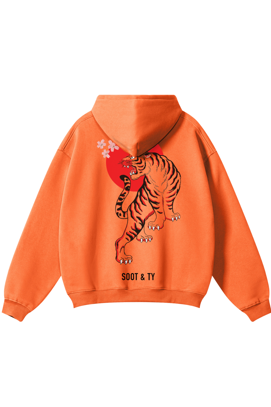 [PRE-ORDER] Reflective Tiger Print Relaxed Fit Hoodie