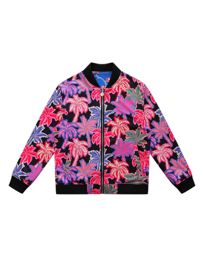 Palm Tree Reversible Bomber Jacket