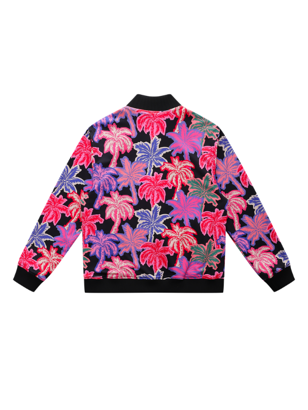 Palm Tree Reversible Bomber Jacket