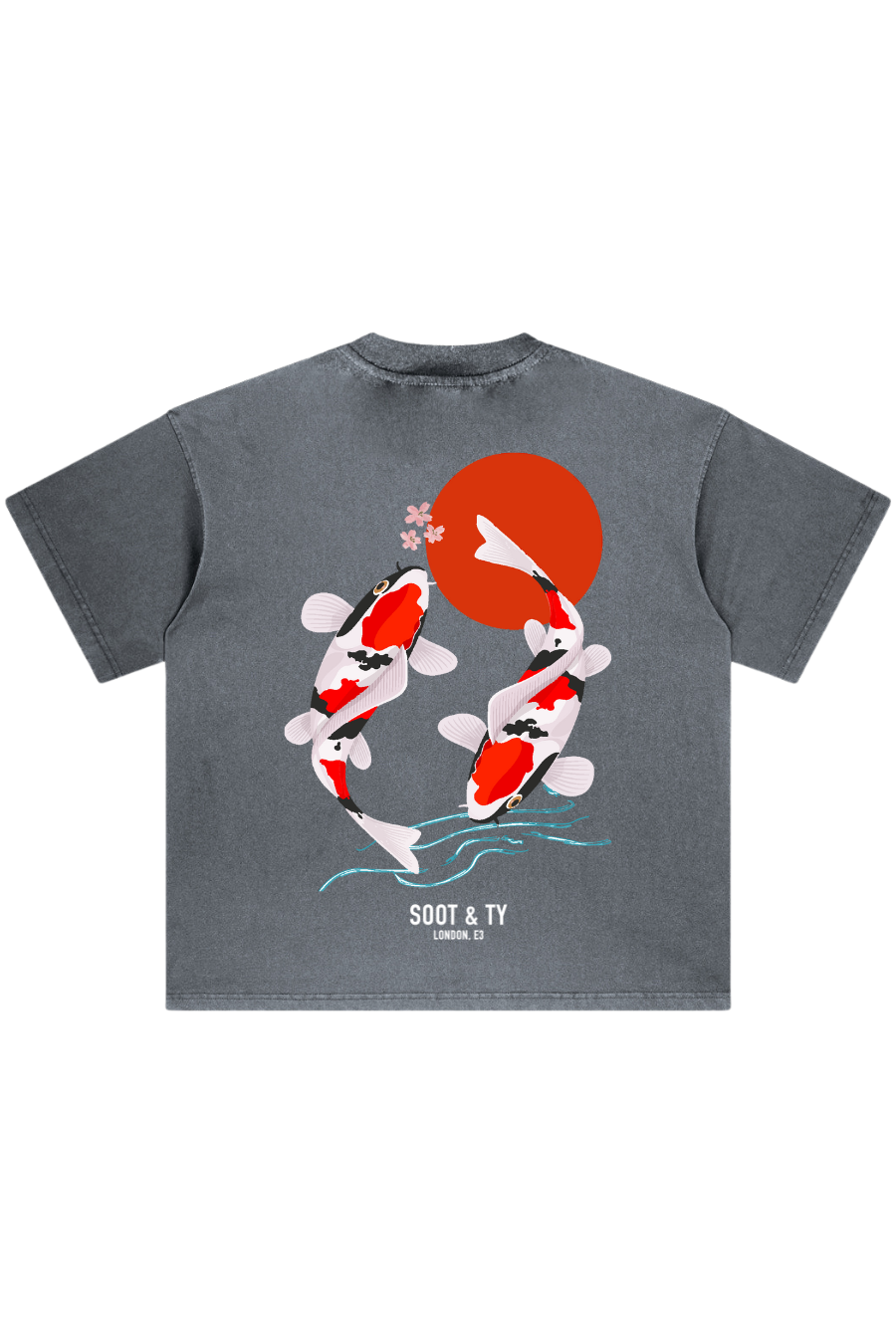 [PRE-ORDER] Stonewash Koi Relaxed Fit T-Shirt