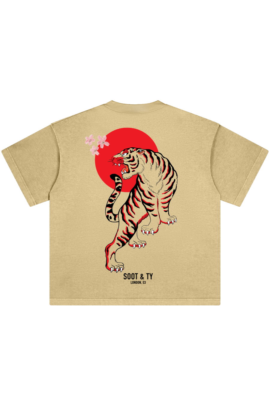 [PRE-ORDER] Stonewash Tiger Relaxed Fit T-Shirt
