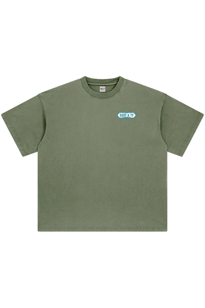 [PRE-ORDER] Stonewash Tiger Relaxed Fit T-Shirt