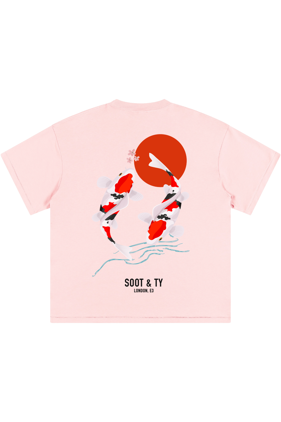 Soot and Ty Kids/Baby T Koi Print T-Shirt