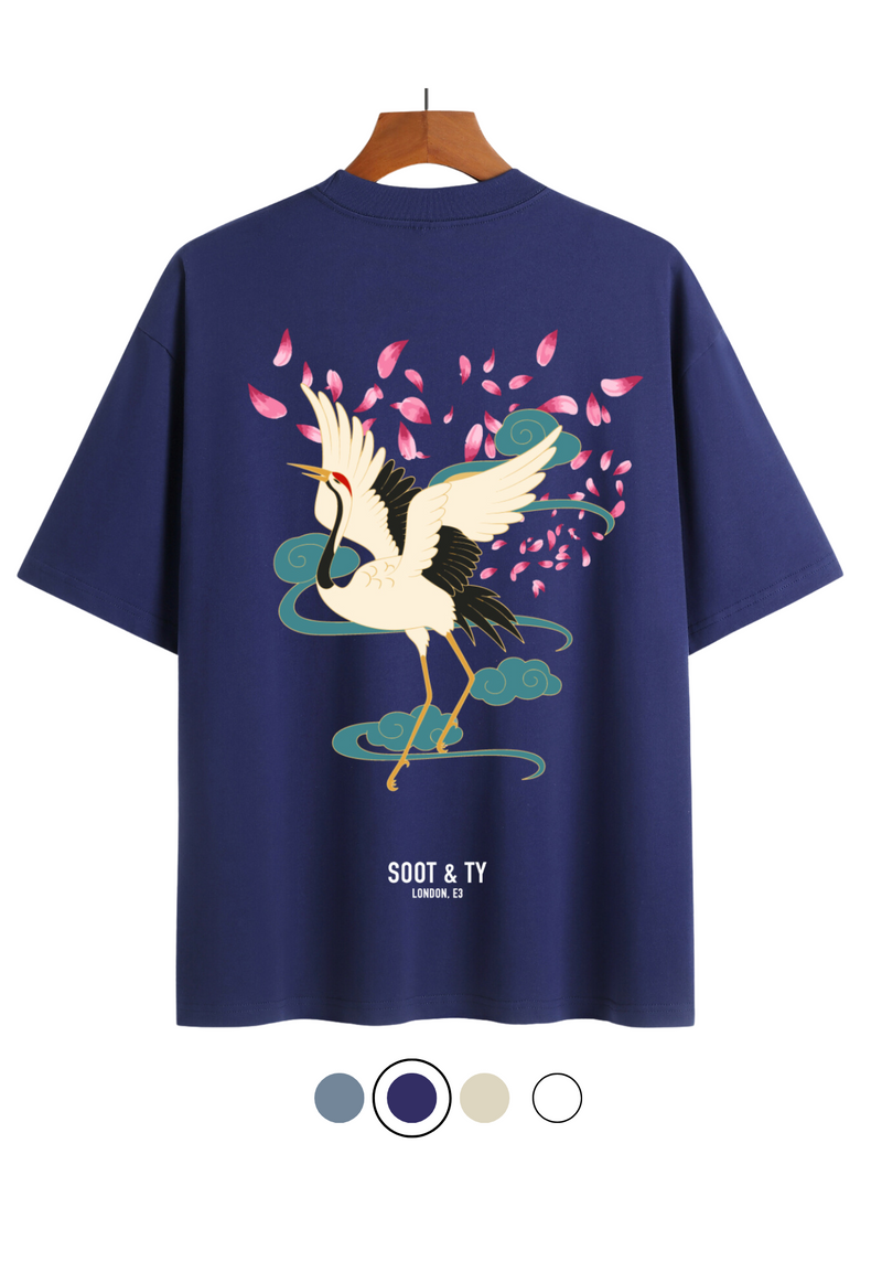 Soot and Ty Tiger Print Relaxed Fit T-Shirt