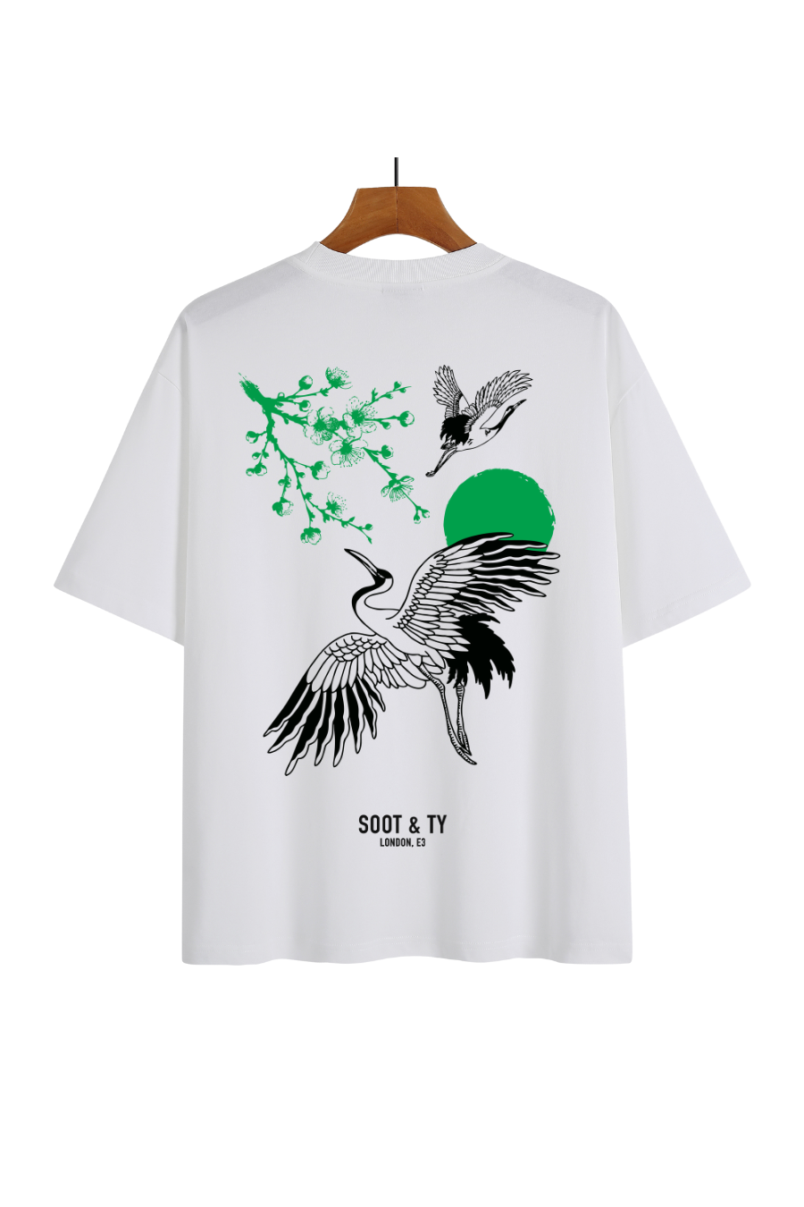 [PRE-ORDER] Soot and Ty Green Plum Tree Relaxed Fit T-Shirt