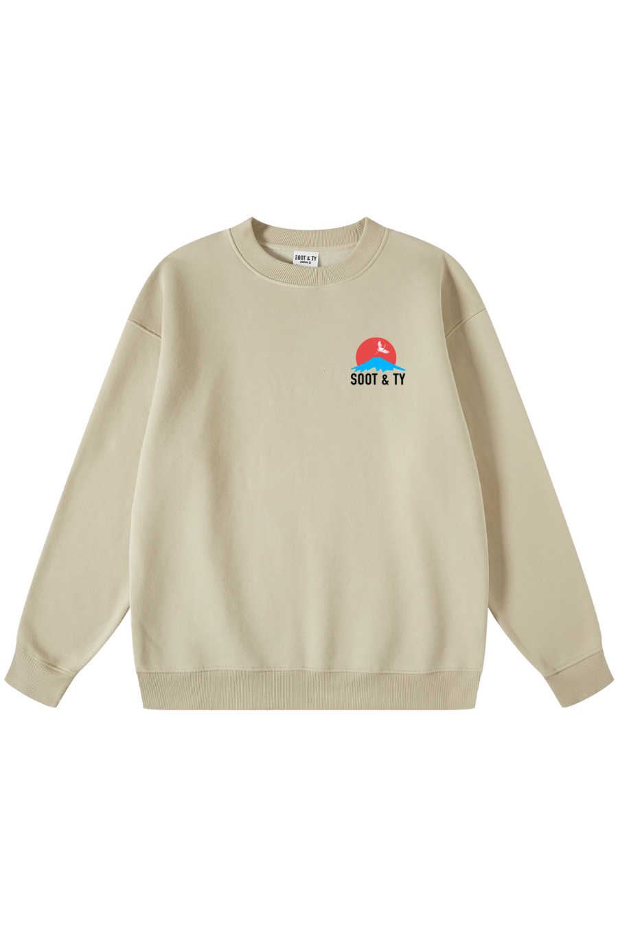 [PRE-ORDER] Reflective Koi Print Relaxed Fit Sweatshirt