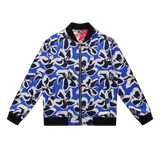 Soot and Ty Koi Orange Reversible Bomber Jacket Unisex