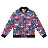 Soot and Ty Reversible Summer Garden Floral Bomber Jacket