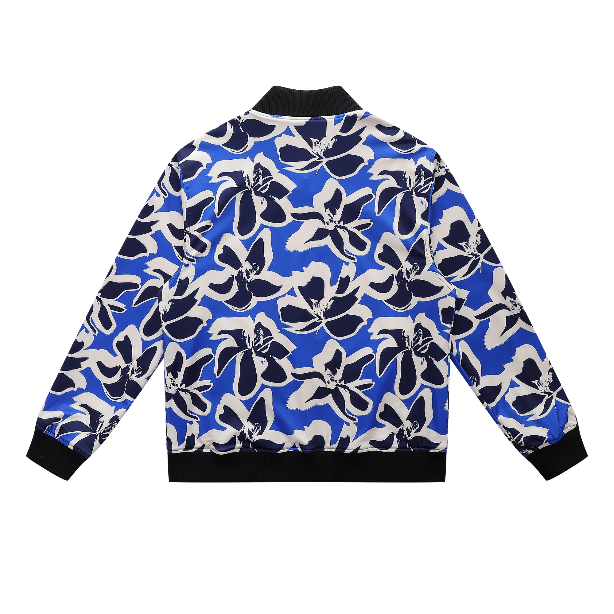Soot and Ty Koi Orange Reversible Bomber Jacket Unisex