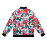 Soot and Ty Koi Orange Reversible Bomber Jacket Unisex