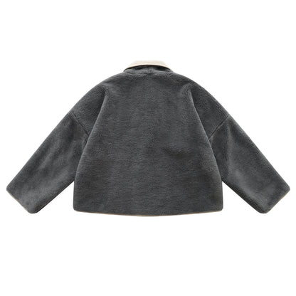 Soot and Ty Reversible Kimono Jacket Unisex Beige