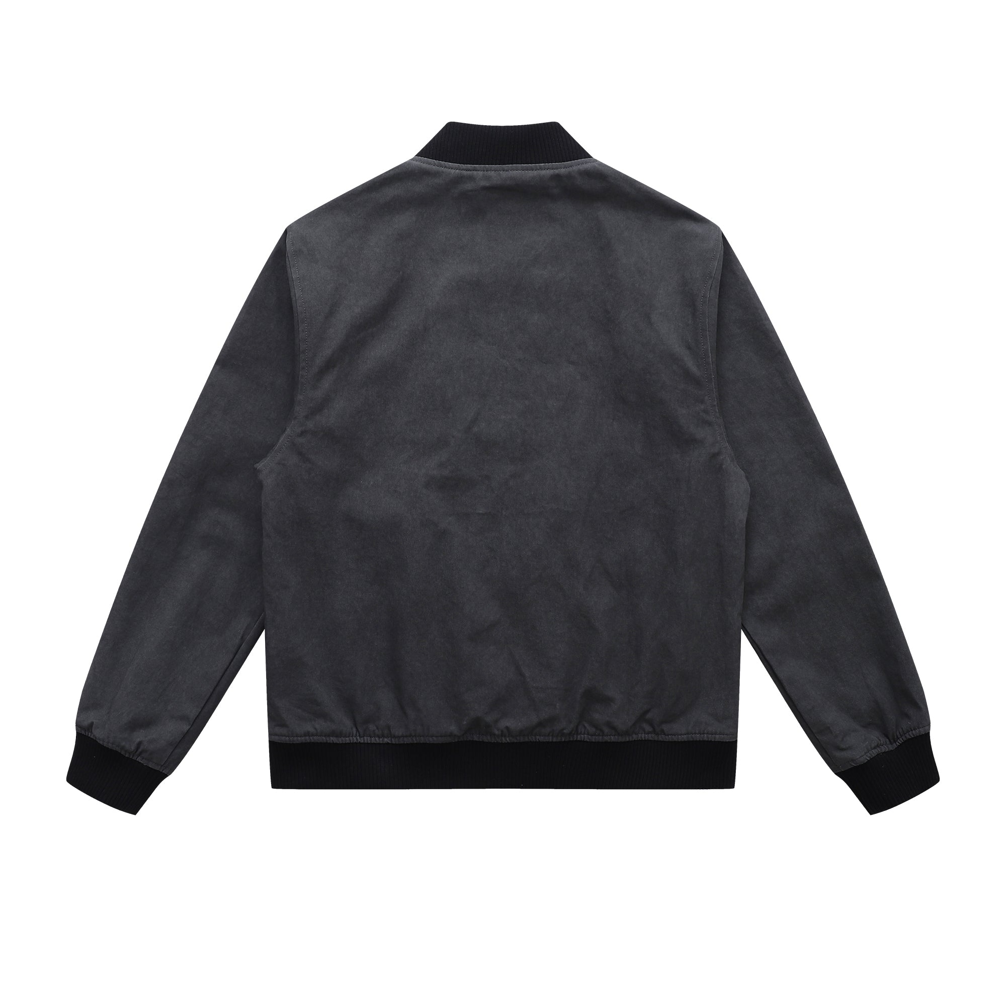 Classic Reversible Chore Bomber Jacket Dark Grey